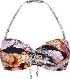 BEACHLIFE Beach Life 970119.958 E-F Bikini Top Zwart Dessin