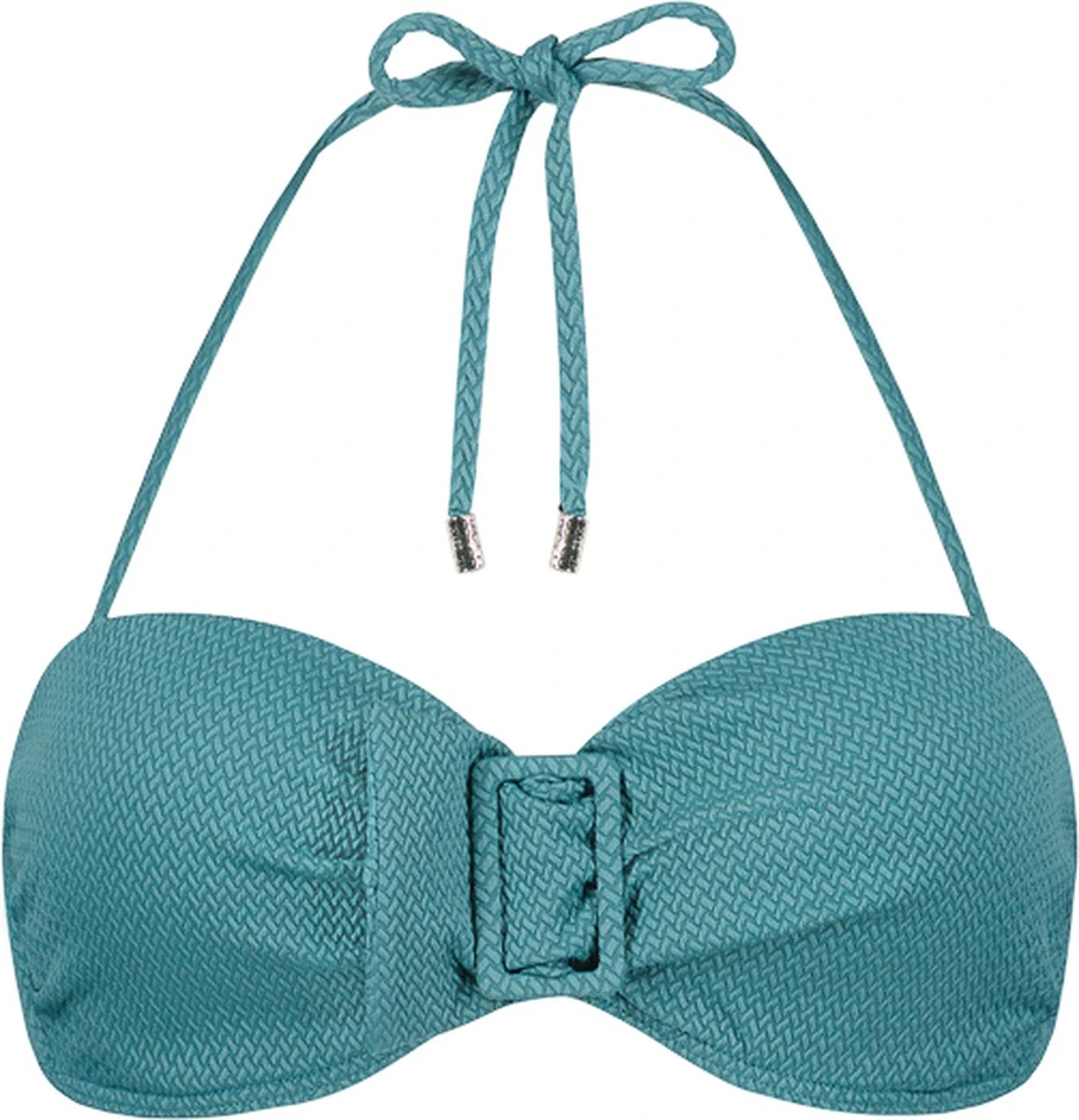 Beachlife Brittany Blue Bandeau Bikinitop Met Voorgevormde Cups En Beugel - Dames - Maat 85C 3 Beachlife Brittany Blue Bandeau Bikinitop Met Voorgevormde Cups En Beugel - Dames - Maat 85C