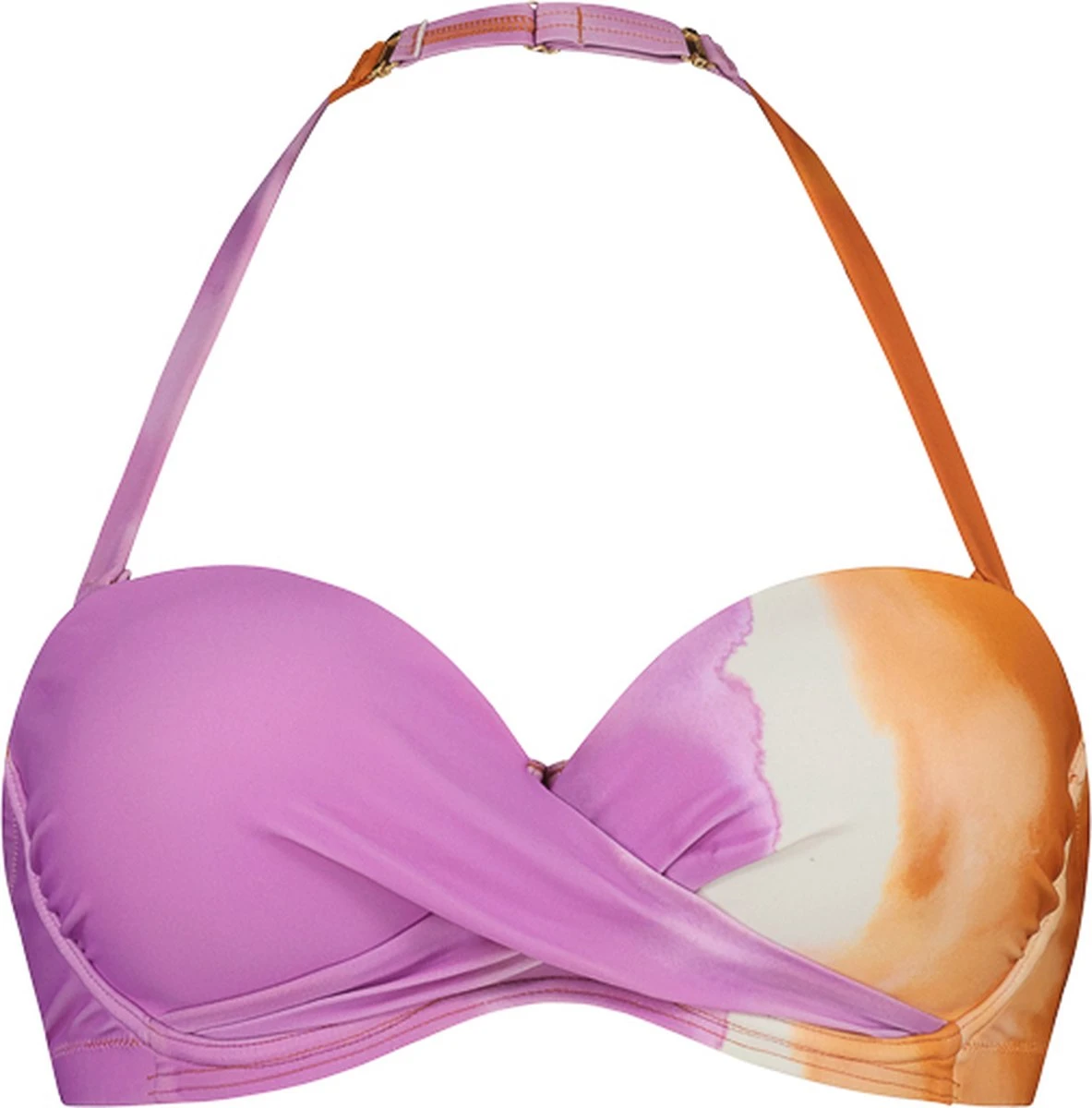 Beachlife Tie Dye Multiway Bikinitop Met Voorgevormde Cups En Beugel - Cup D,E,F - Dames - Maat 70E 5 Beachlife Tie Dye Multiway Bikinitop Met Voorgevormde Cups En Beugel - Cup D,E,F - Dames - Maat 70E - Afbeelding 3