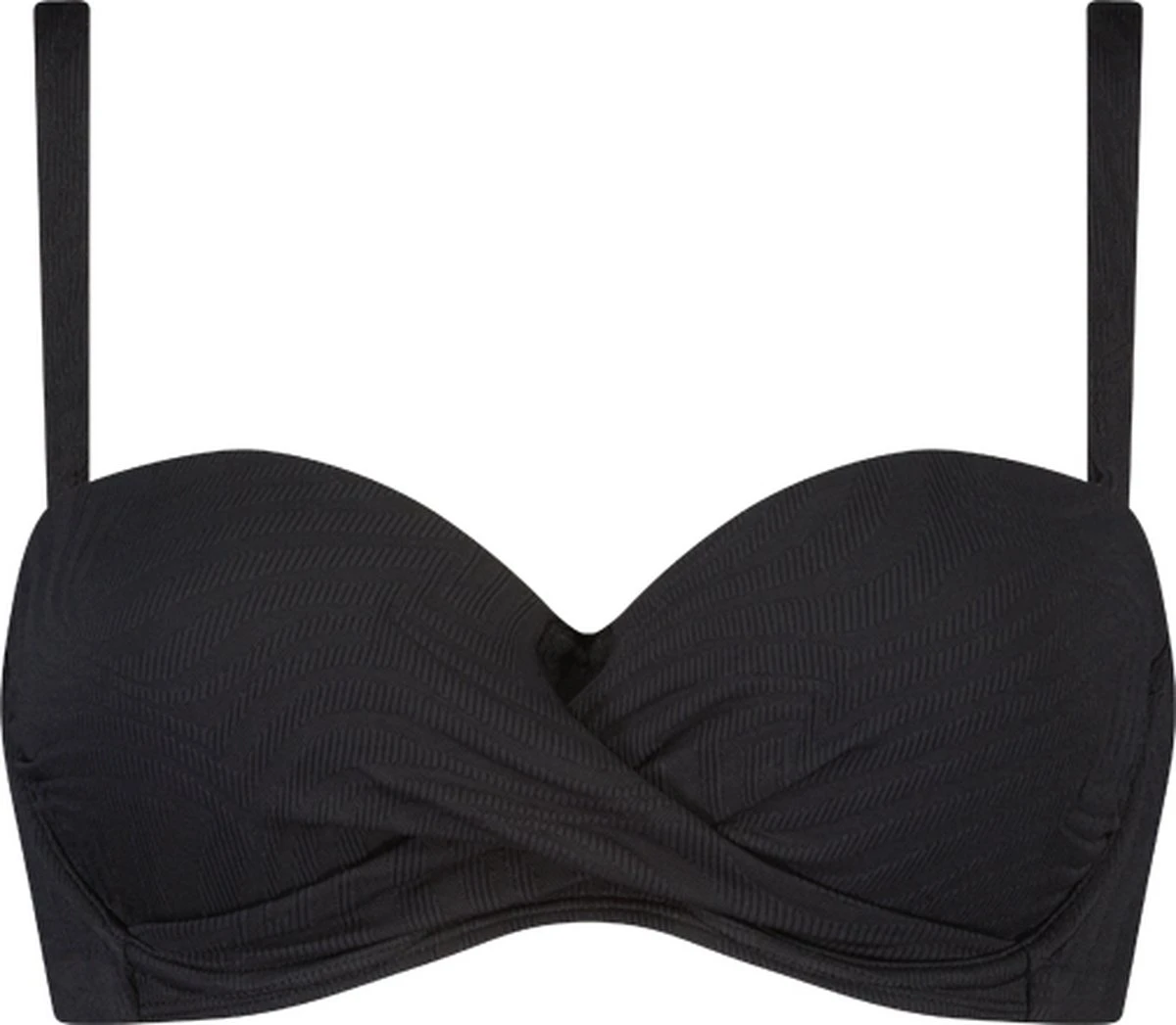 Beachlife Black Swirl Dames Bikinitopje - Maat E38