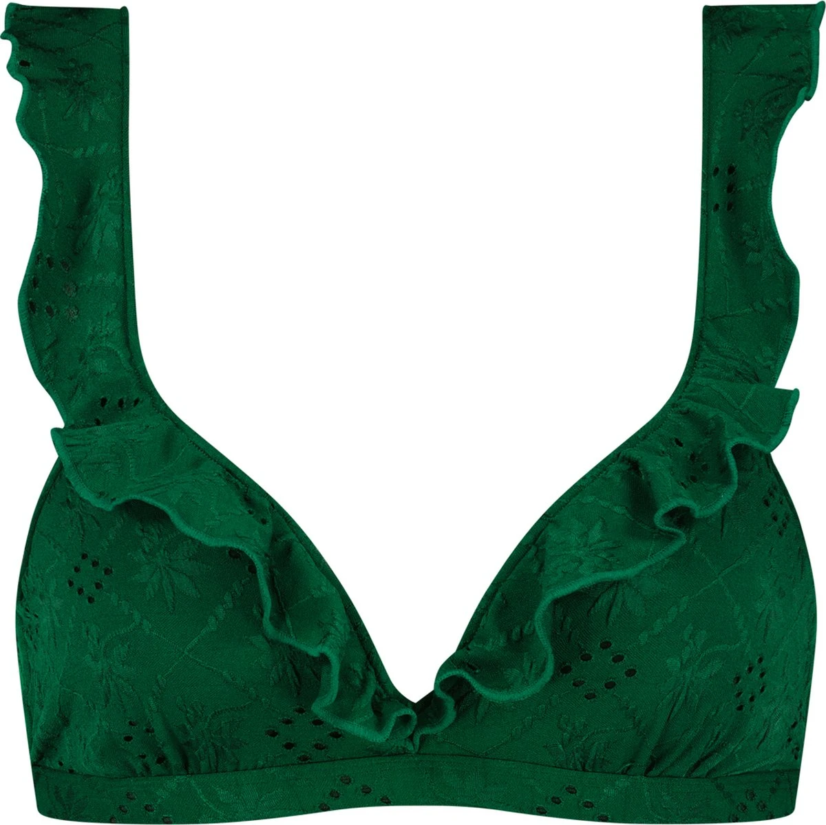Beachlife Green Embroidery Dames Bikinitopje - Maat C44 6 Beachlife Green Embroidery Dames Bikinitopje - Maat C44 - Afbeelding 4
