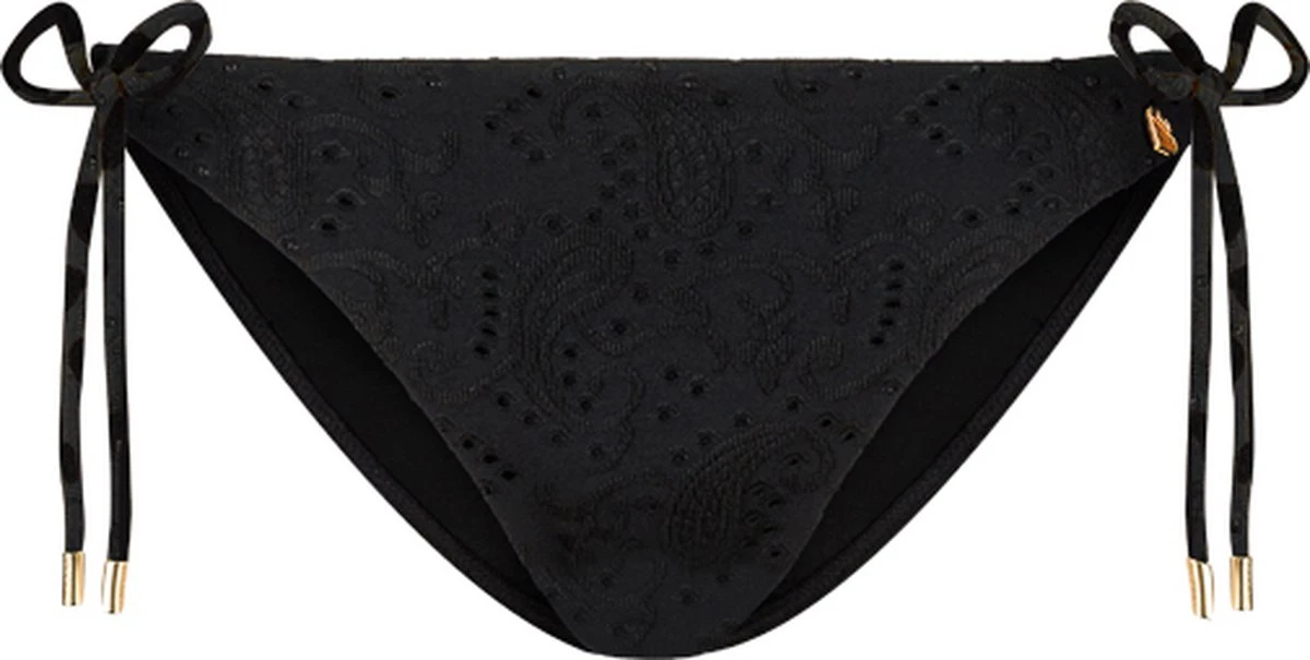 Beachlife Black Embroidery Dames Bikinibroekje - Maat 38 6 Beachlife Black Embroidery Dames Bikinibroekje - Maat 38 - Afbeelding 4