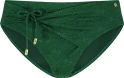 Beachlife Green Embroidery Dames Bikinibroekje - Maat 42