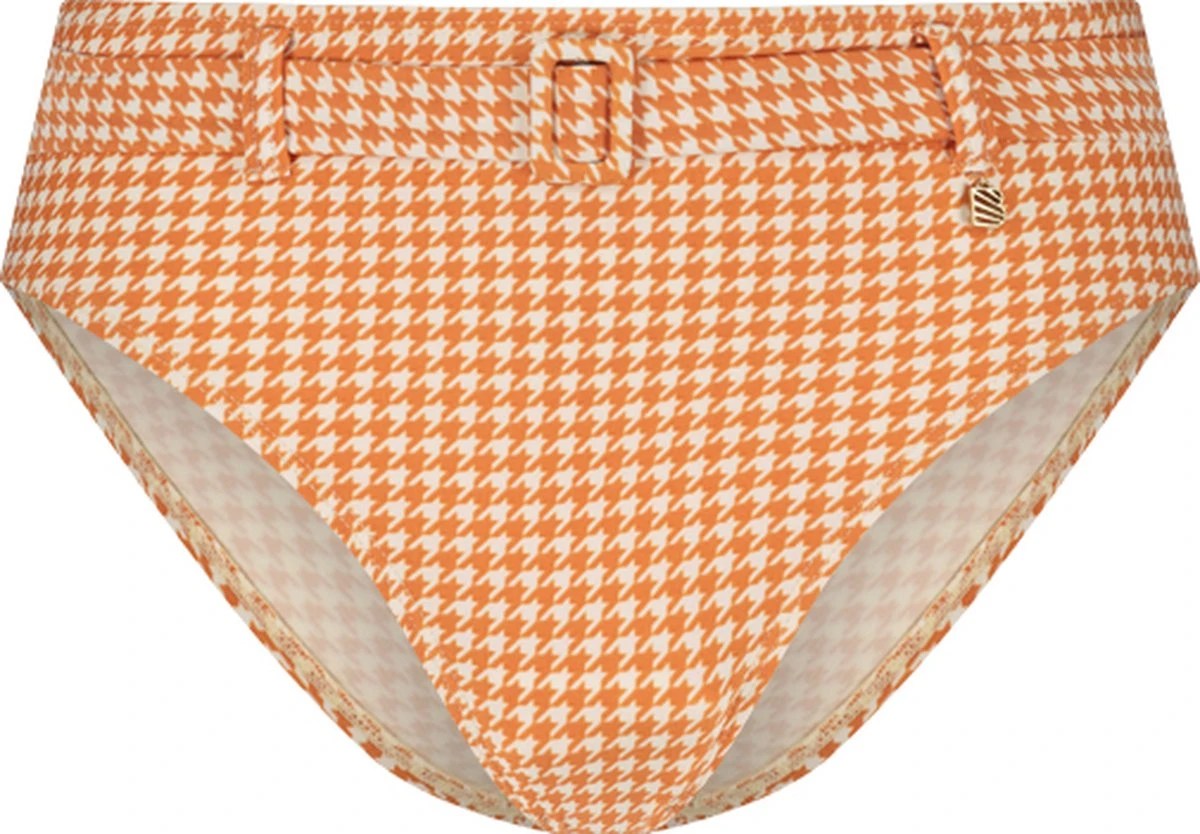 Beachlife Pied De Poule Dames Bikinibroekje - Maat 34 (XS)
