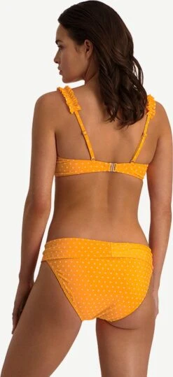 Beachlife Velvet Dot Omslag Bikinibroekje - Oranje - Gestipt -Beachlife 550x1200