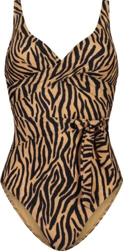 Beachlife Soft Zebra Dames Badpak - Maat 42D