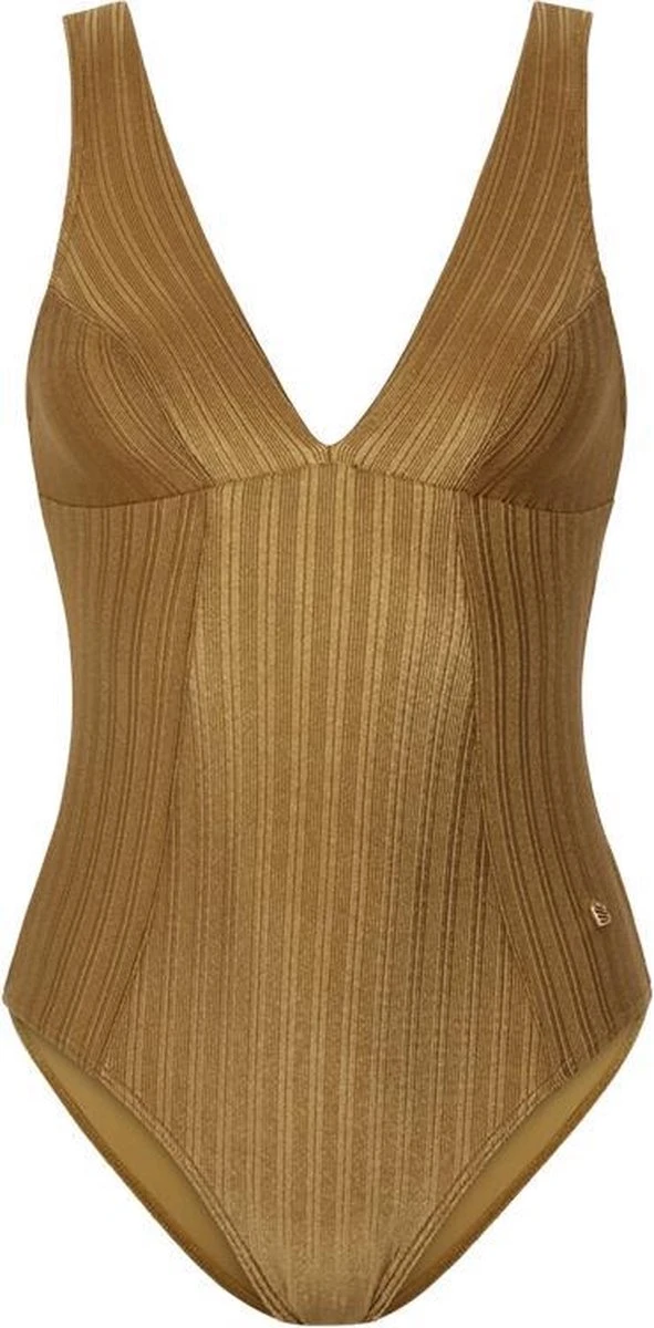 Beachlife Dull Gold V-hals Badpak - Dames - Maat 36F 3 Beachlife Dull Gold V-hals Badpak - Dames - Maat 36F