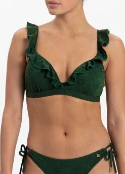 Beachlife Green Embroidery Dames Bikinitopje - Maat B36 -Beachlife 867x1200 134