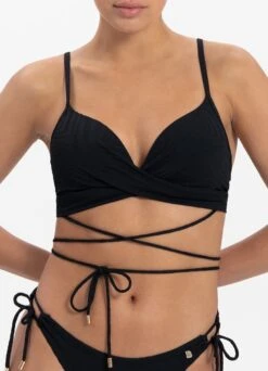 Beachlife Black Swirl Dames Bikinitopje - Maat 90C