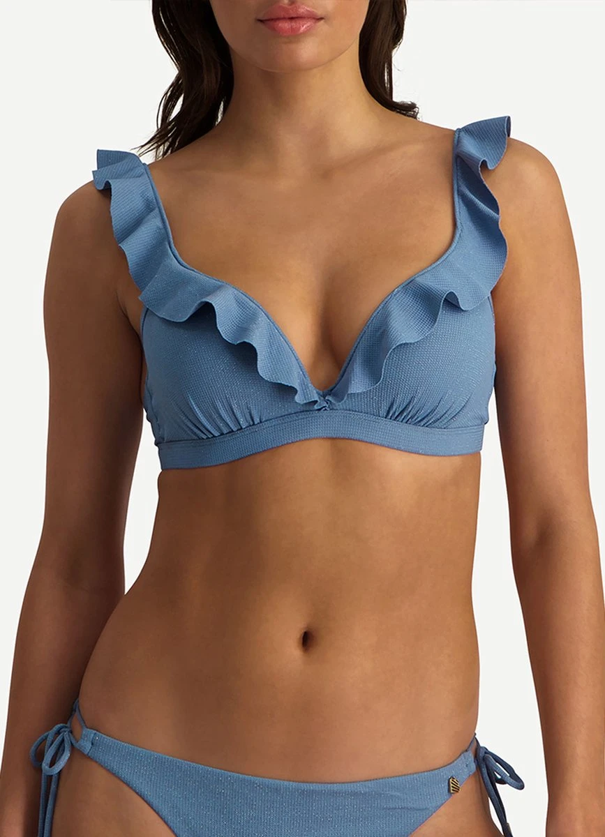 Beachlife Infinity Ruffle Bikinitop Met Voorgevormde Cups En Beugel - Dames - Maat 70C 7 Beachlife Infinity Ruffle Bikinitop Met Voorgevormde Cups En Beugel - Dames - Maat 70C - Afbeelding 5