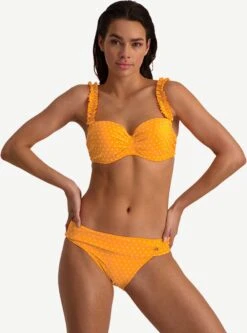 Beachlife Velvet Dot Omslag Bikinibroekje - Oranje - Gestipt -Beachlife 889x1200