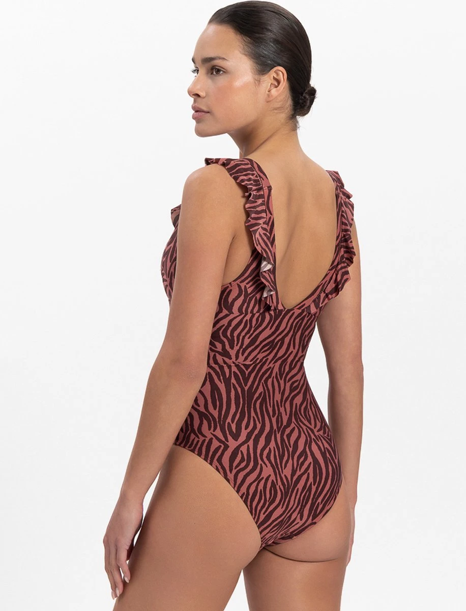 Beachlife Zebra Dames Badpak - Maat D36 5 Beachlife Zebra Dames Badpak - Maat D36 - Afbeelding 3