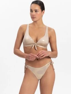Beachlife Gold Champagn Dames Bikinibroekje - Maat 40 -Beachlife 919x1200 40
